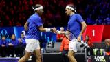 LIVE Federer joins Rafa in super special final match before retirement